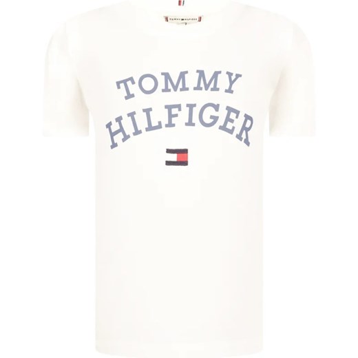 Tommy Hilfiger T-shirt | Regular Fit ze sklepu Gomez Fashion Store w kategorii Bluzki dziewczęce - zdjęcie 163949402