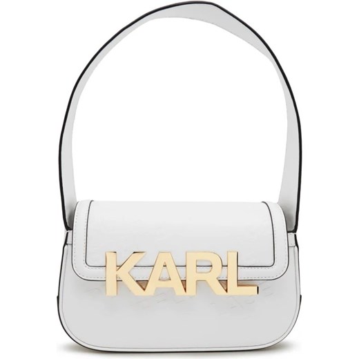 Karl Lagerfeld Skórzana torebka na ramię Karl Lagerfeld Uniwersalny Gomez Fashion Store okazyjna cena