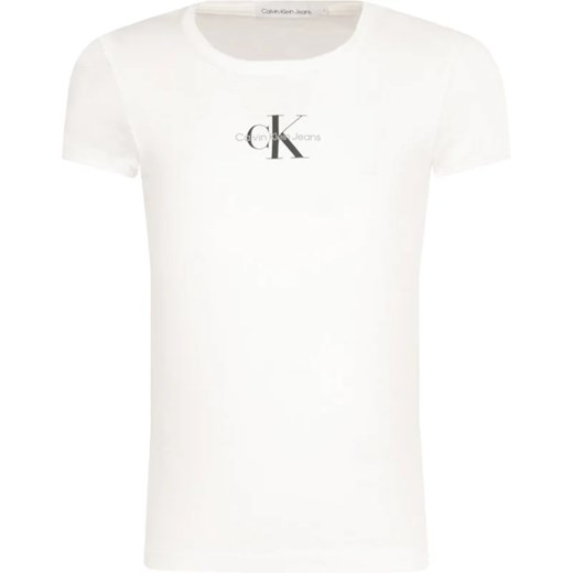 CALVIN KLEIN JEANS T-shirt | Regular Fit ze sklepu Gomez Fashion Store w kategorii Bluzki dziewczęce - zdjęcie 163949482