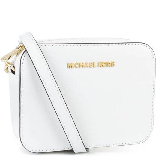 Listonoszka Michael Kors biała elegancka średnia matowa skórzana