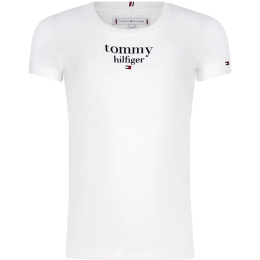 Tommy Hilfiger T-shirt | Regular Fit ze sklepu Gomez Fashion Store w kategorii Bluzki dziewczęce - zdjęcie 163949614