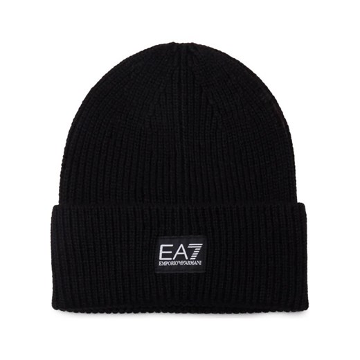 EA7 Czapka | z dodatkiem wełny S okazyjna cena Gomez Fashion Store
