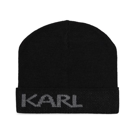 Karl Lagerfeld Czapka BEANIE | z dodatkiem wełny ze sklepu Gomez Fashion Store w kategorii Czapki zimowe męskie - zdjęcie 163951940