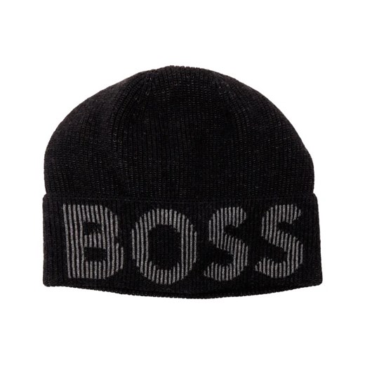 BOSS BLACK Czapka Lamico | z dodatkiem wełny OS wyprzedaż Gomez Fashion Store