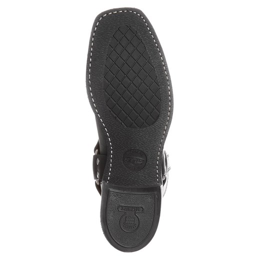 Frye HARNESS Botki kowbojki i motocyklowe black zalando szary Kowbojki