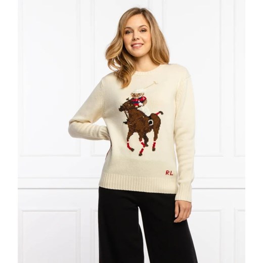 POLO RALPH LAUREN Wełniany sweter | Regular Fit | z dodatkiem kaszmiru Polo Ralph Lauren XXS Gomez Fashion Store wyprzedaż