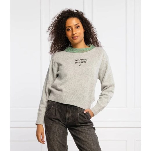 Sweter damski Pinko z okrągłym dekoltem