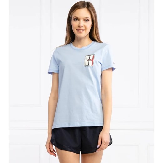 Tommy Hilfiger T-shirt ABO EARTH DA | Regular Fit ze sklepu Gomez Fashion Store w kategorii Bluzki damskie - zdjęcie 163954372