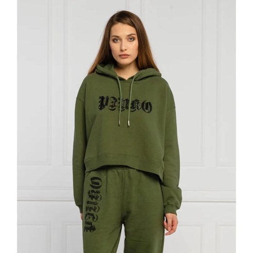 Bluza damska Pinko zielona z napisem