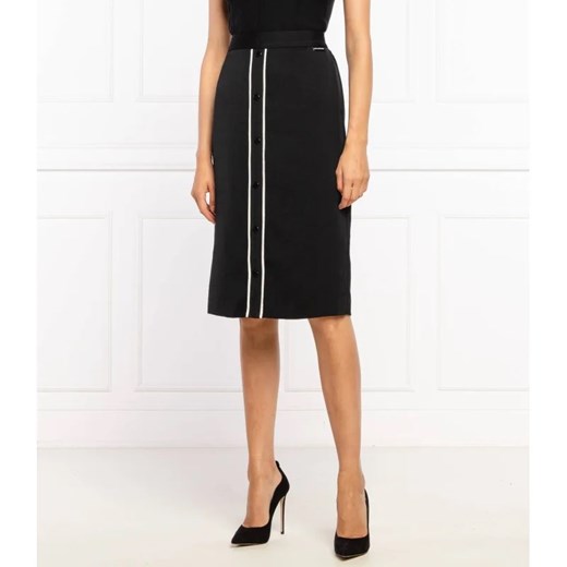 Spódnica Karl Lagerfeld midi czarna elegancka