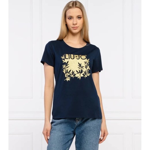 Liu Jo Sport T-shirt | Regular Fit ze sklepu Gomez Fashion Store w kategorii Bluzki damskie - zdjęcie 163954804