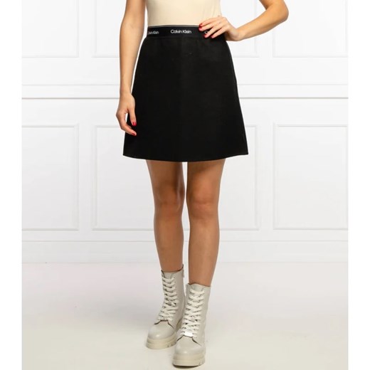 Calvin Klein Spódnica | z dodatkiem wełny ze sklepu Gomez Fashion Store w kategorii Spódnice - zdjęcie 163954944