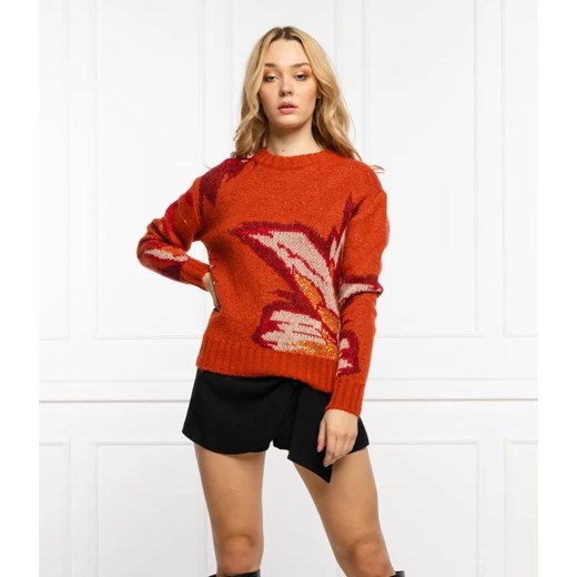 Patrizia Pepe Sweter | Regular Fit | z dodatkiem wełny ze sklepu Gomez Fashion Store w kategorii Swetry damskie - zdjęcie 163955253