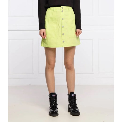 Spódnica Tommy Jeans z bawełny
