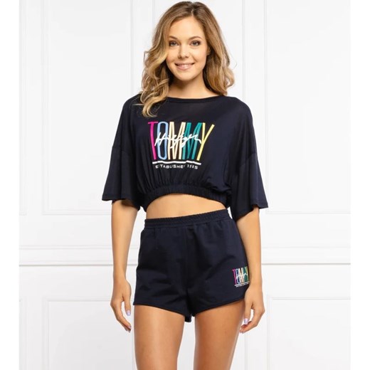 Tommy Hilfiger T-shirt | Cropped Fit Tommy Hilfiger XL okazja Gomez Fashion Store