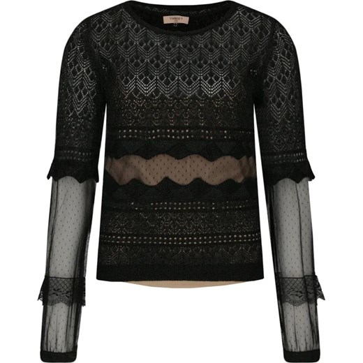 TWINSET Sweter + halka | Regular Fit | z dodatkiem wełny Twinset S okazyjna cena Gomez Fashion Store