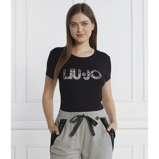 Liu Jo Rose T-shirt | Slim Fit XL okazja Gomez Fashion Store
