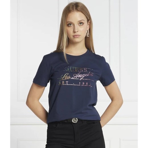 GUESS T-shirt | Regular Fit ze sklepu Gomez Fashion Store w kategorii Bluzki damskie - zdjęcie 163956204