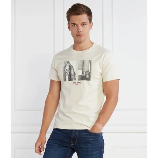 Pepe Jeans London T-shirt WORTH | Regular Fit ze sklepu Gomez Fashion Store w kategorii T-shirty męskie - zdjęcie 163956313