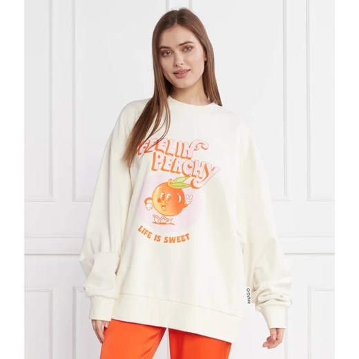 HUGO Bluza Drisina | Regular Fit S okazja Gomez Fashion Store