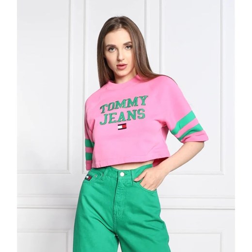 Bluzka damska Tommy Jeans na wiosnę 