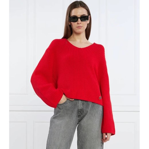 HUGO Sweter Sulla | Regular Fit ze sklepu Gomez Fashion Store w kategorii Swetry damskie - zdjęcie 163956490