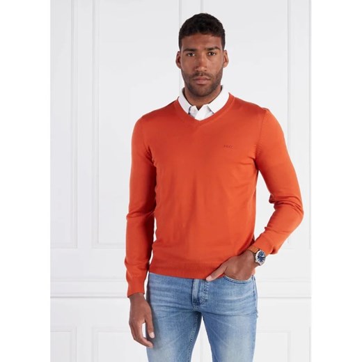 BOSS BLACK Wełniany sweter Baram-L | Regular Fit ze sklepu Gomez Fashion Store w kategorii Swetry męskie - zdjęcie 163956711