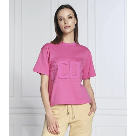 GCDS T-shirt | Regular Fit ze sklepu Gomez Fashion Store w kategorii Bluzki damskie - zdjęcie 163956884