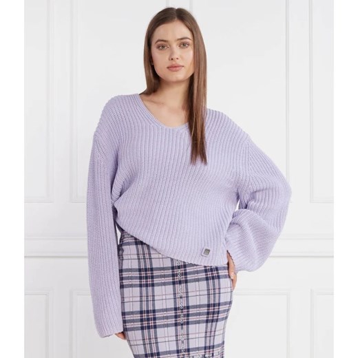 Sweter damski Hugo Boss bawełniany
