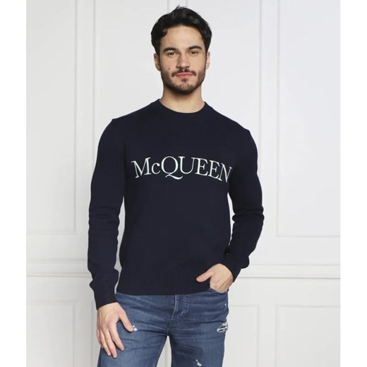 Alexander McQueen Sweter | Regular Fit ze sklepu Gomez Fashion Store w kategorii Swetry męskie - zdjęcie 163957380