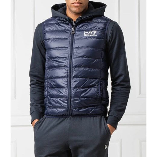 EA7 Puchowy bezrękawnik | Regular Fit XL okazyjna cena Gomez Fashion Store