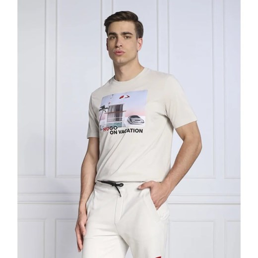 HUGO T-shirt Dunshine | Regular Fit XS wyprzedaż Gomez Fashion Store