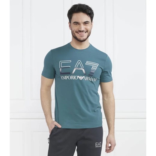 EA7 T-shirt | Regular Fit M promocja Gomez Fashion Store