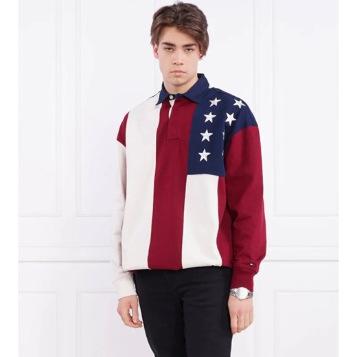 Tommy Hilfiger Polo FLAG RUGBY | Regular Fit ze sklepu Gomez Fashion Store w kategorii T-shirty męskie - zdjęcie 163958133