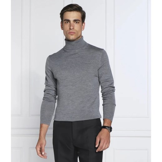 Calvin Klein Wełniany golf | Slim Fit ze sklepu Gomez Fashion Store w kategorii Swetry męskie - zdjęcie 163958354