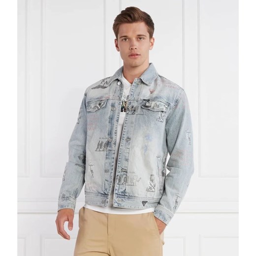 GUESS Kurtka jeansowa DEAN | Regular Fit ze sklepu Gomez Fashion Store w kategorii Kurtki męskie - zdjęcie 163958371
