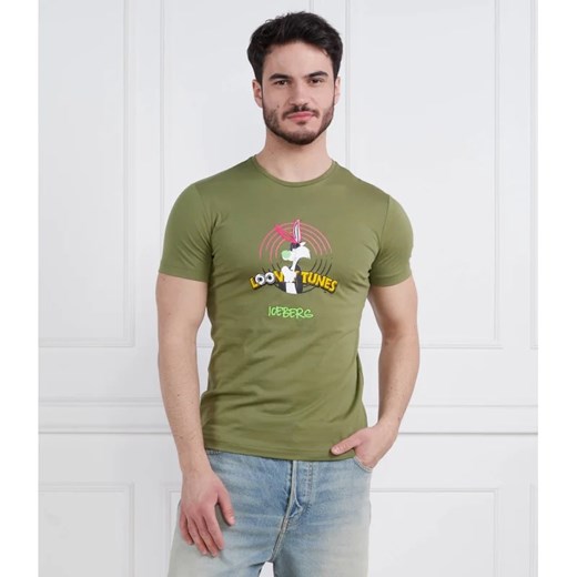 Iceberg T-shirt | Regular Fit ze sklepu Gomez Fashion Store w kategorii T-shirty męskie - zdjęcie 163958494