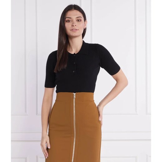 Trussardi Wełniane polo | Slim Fit | z dodatkiem kaszmiru Trussardi XS wyprzedaż Gomez Fashion Store