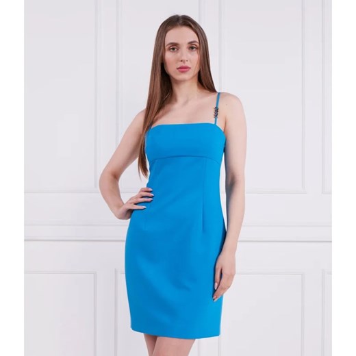 Sukienka Hugo Boss z dekoltem typu hiszpanka na wiosnę z elastanu elegancka