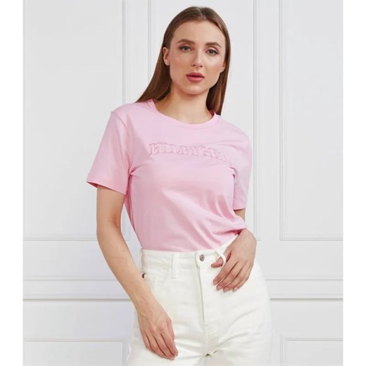 Tommy Hilfiger T-shirt TONAL | Regular Fit ze sklepu Gomez Fashion Store w kategorii Bluzki damskie - zdjęcie 163958570