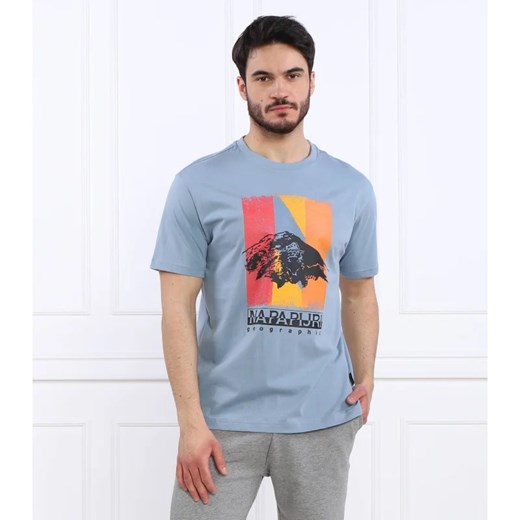 Napapijri T-shirt S-BOLIVAR SS | Regular Fit ze sklepu Gomez Fashion Store w kategorii T-shirty męskie - zdjęcie 163958633