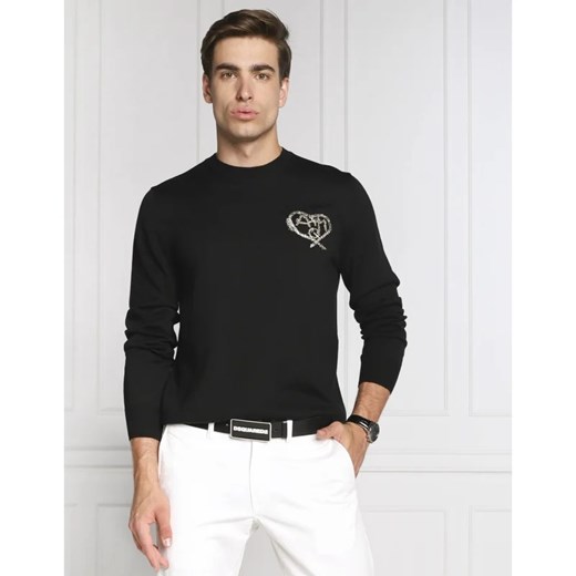 Alexander McQueen Sweter | Regular Fit ze sklepu Gomez Fashion Store w kategorii Swetry męskie - zdjęcie 163958652