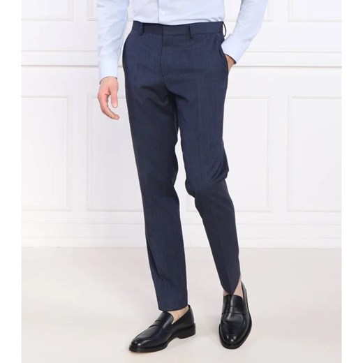 BOSS Wełniane spodnie H-Genius-MM-224 | Slim Fit 52 Gomez Fashion Store okazja