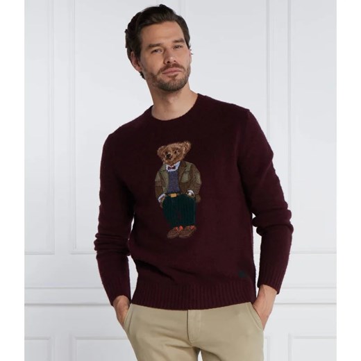 POLO RALPH LAUREN Wełniany sweter | Slim Fit | z dodatkiem kaszmiru Polo Ralph Lauren XXL Gomez Fashion Store
