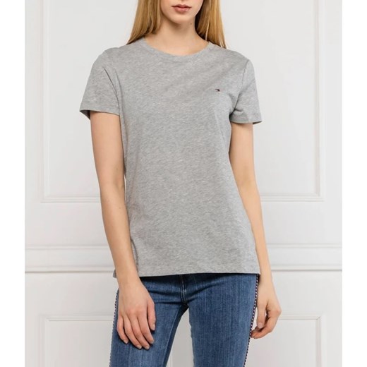 Tommy Hilfiger T-shirt Heritage | Regular Fit ze sklepu Gomez Fashion Store w kategorii Bluzki damskie - zdjęcie 163959092