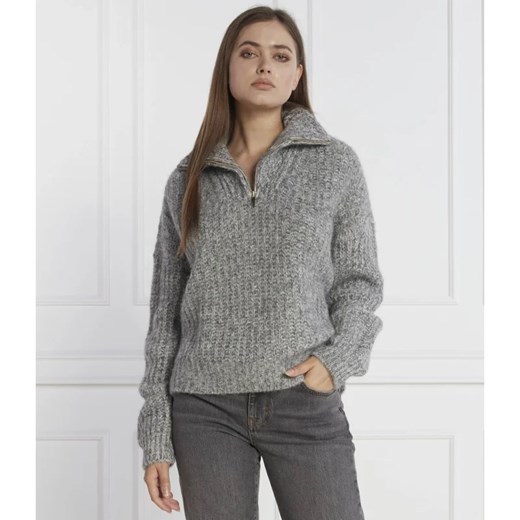 Ba&sh Wełniany sweter | Regular Fit ze sklepu Gomez Fashion Store w kategorii Swetry damskie - zdjęcie 163959483