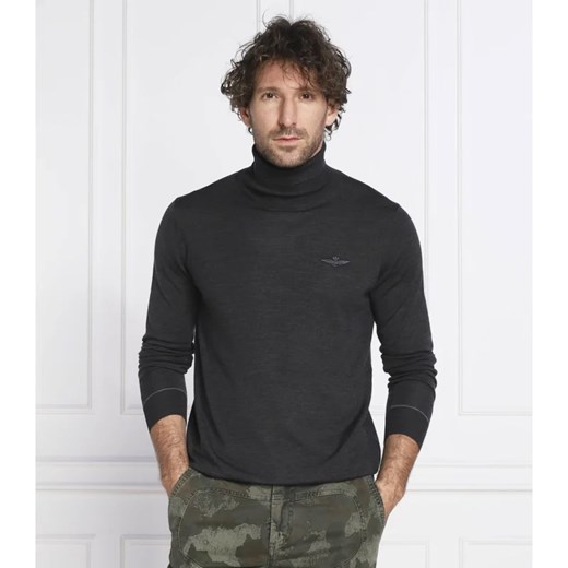 Aeronautica Militare Golf | Slim Fit | z dodatkiem wełny ze sklepu Gomez Fashion Store w kategorii Swetry męskie - zdjęcie 163959502