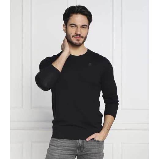 Karl Lagerfeld Wełniany sweter | Regular Fit Karl Lagerfeld XXL wyprzedaż Gomez Fashion Store