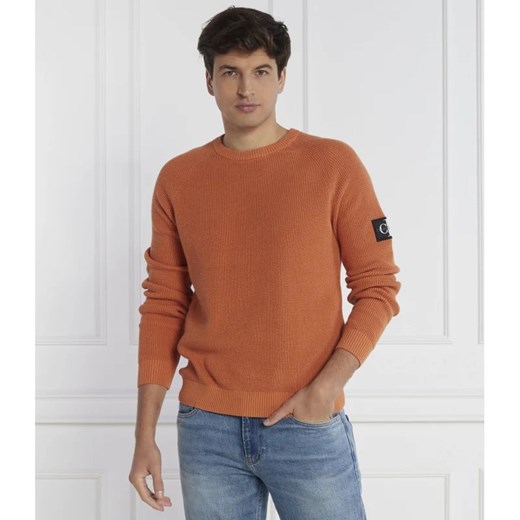 Sweter męski Calvin Klein na zimę casualowy 