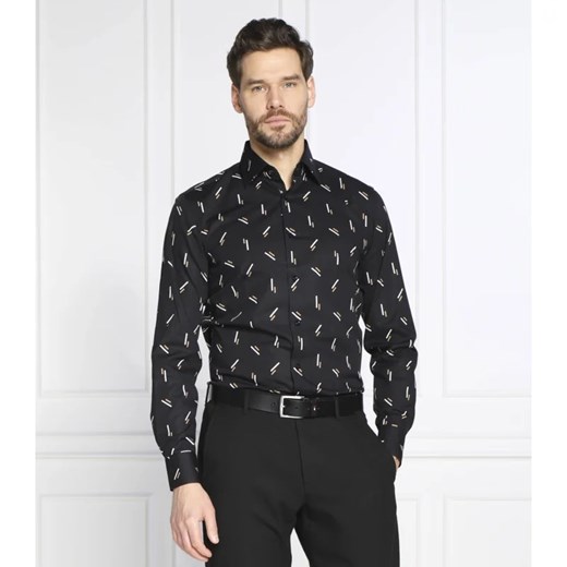 BOSS BLACK Koszula HANK kent | Classic fit 44 Gomez Fashion Store okazyjna cena